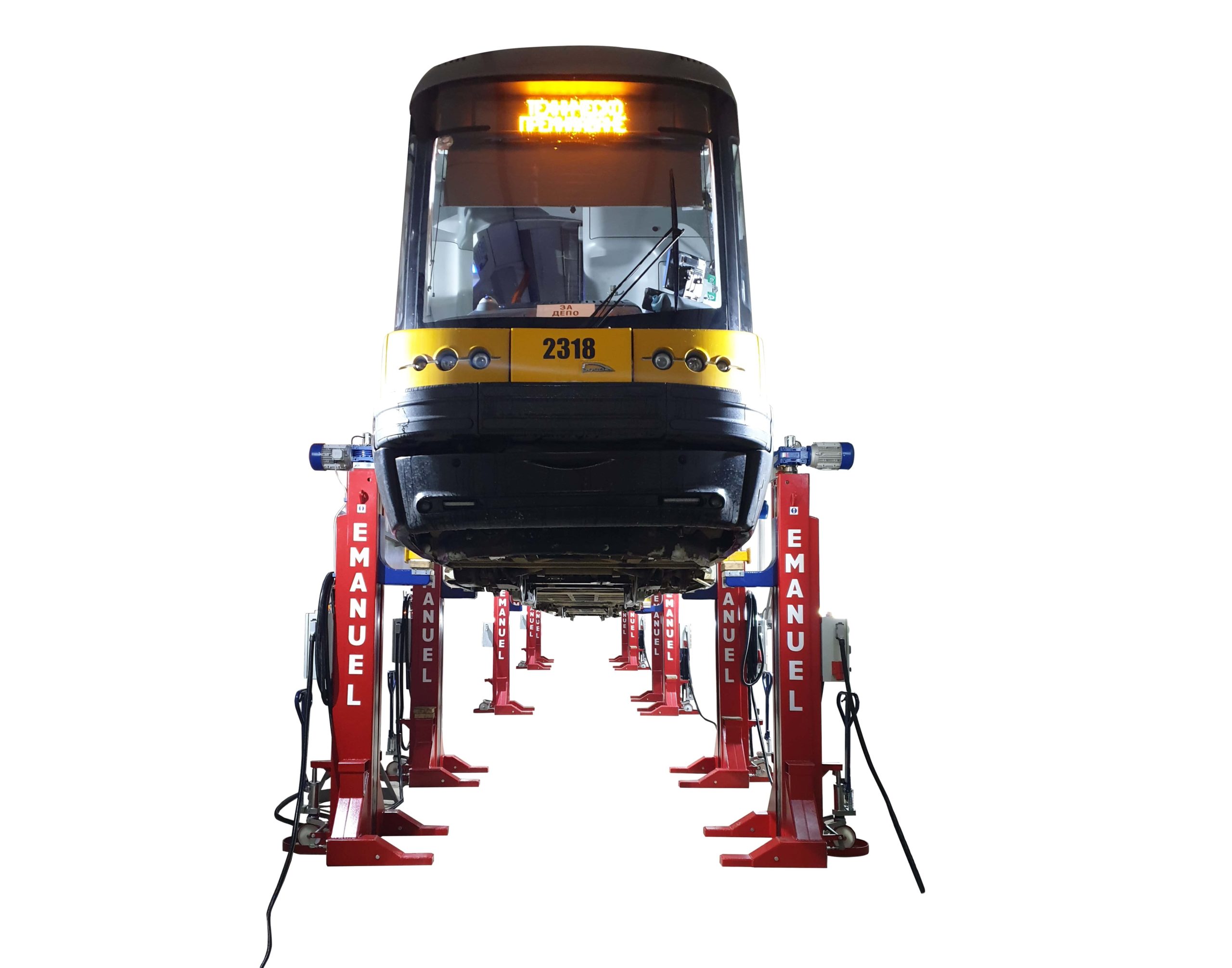 SCM – Columnas Elevadoras para Vehículos Ferroviarios