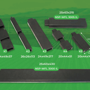Sistema de lubricación de pestaña de rueda biodegradable NSP-WFL