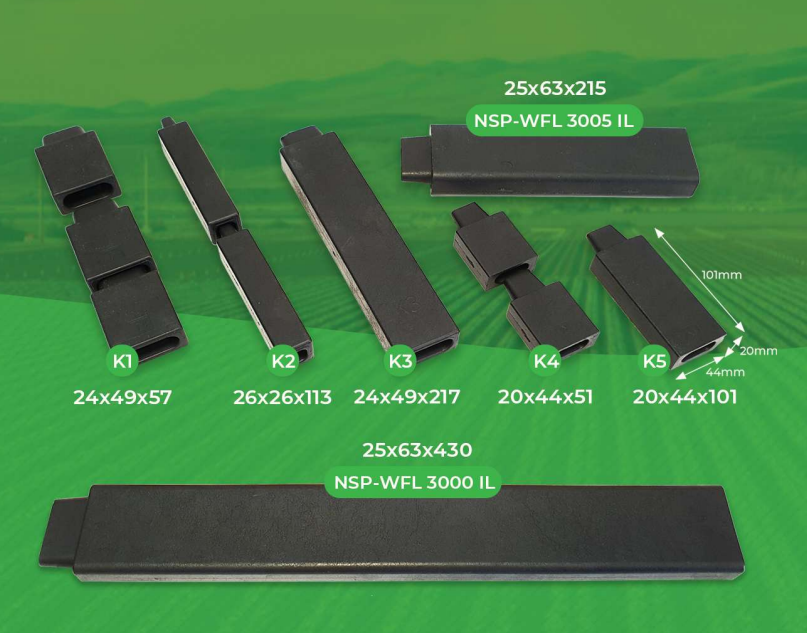 Sistema de lubricación de pestaña de rueda biodegradable NSP-WFL